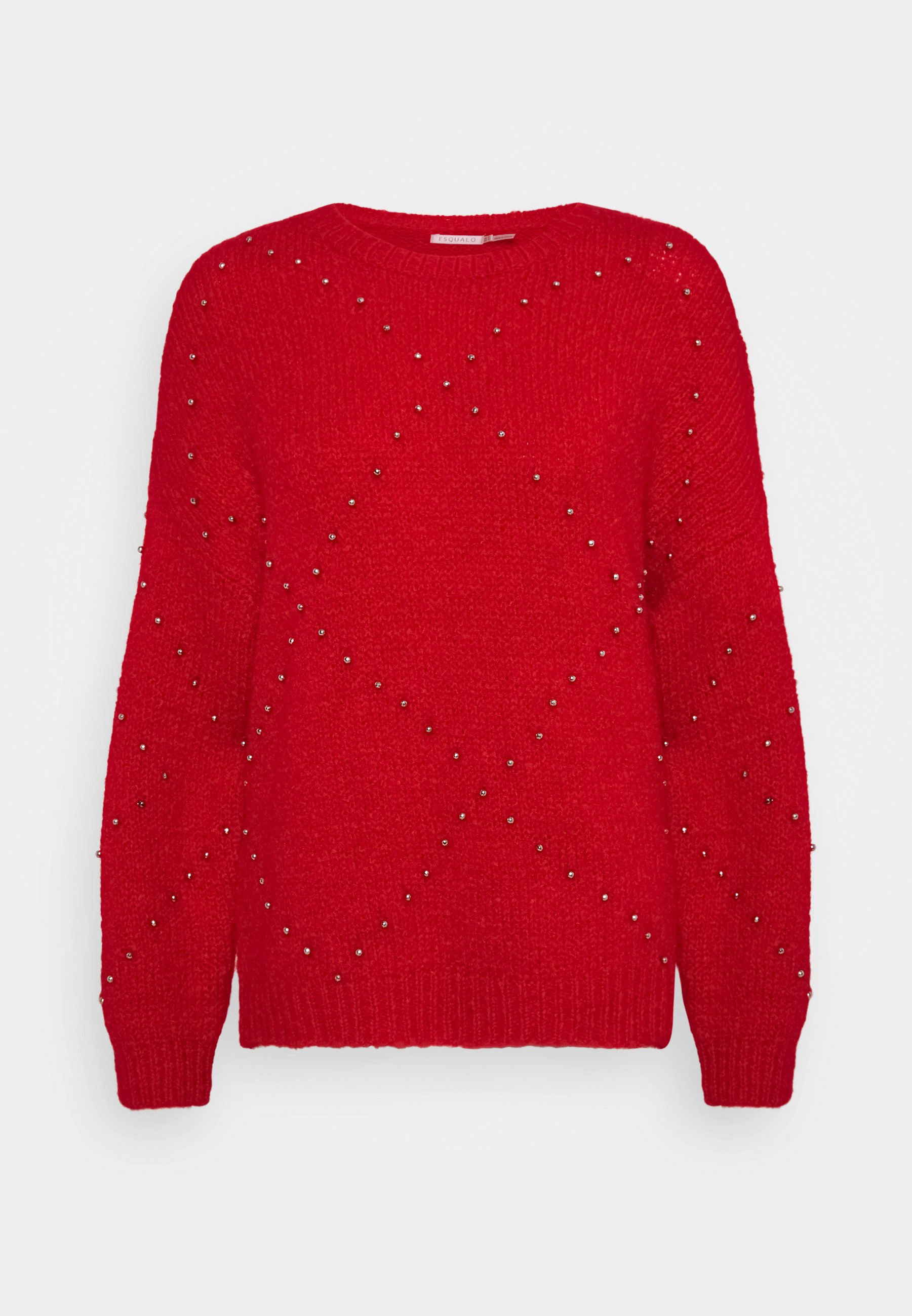 Esqualo OVERSIZED STUDS - Trui - red/Rood - Zalando.nl
