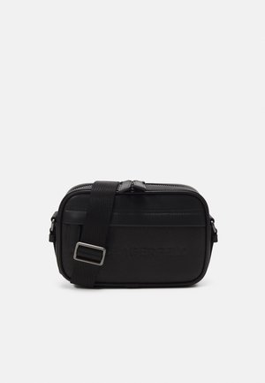 KARL LAGERFELD ESSENTIAL CROSSBODY LEA UNISEX - Borsa a tracolla - black