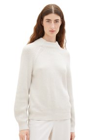 TOM TAILOR Strickpullover - weiß