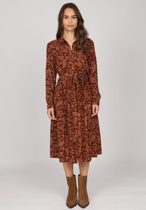 Robe chemise - brown