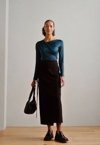 Anna Field Topper langermet - dark green