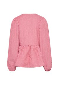 Pieces PCJAYLA TIE - Μπλούζα - high risk red/bright white