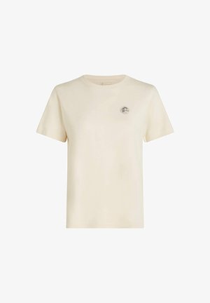 O'Neill, O'NEILL O'RIGINALS BADGE T-SHIRT - TEES SHORTSLEEVE - - Βασικό μπλουζάκι - linen white