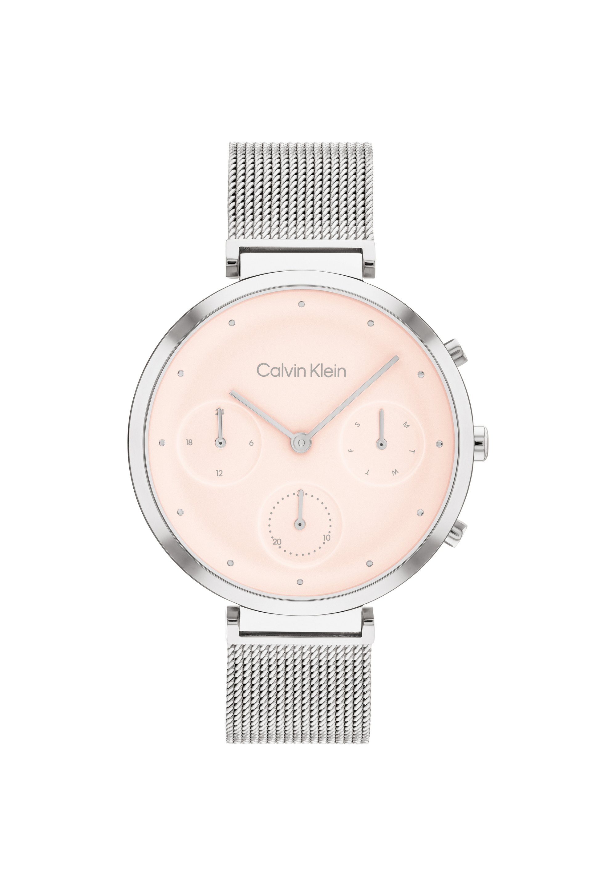 Calvin Klein DAMENUHR TIMELESS Chronograph watch silberfarben