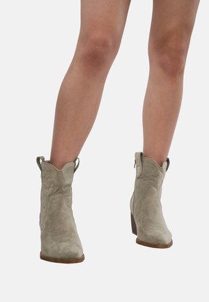 Salinyang Bottines de cowboy / motard - grün