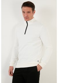 Buratti REGULAR FIT - Mikina - ecru