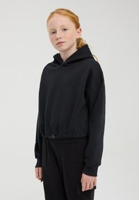 Terranova Felpa con cappuccio - nero