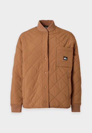 Quiksilver, SHINING QUILTED JACKET - Ελαφρύ μπουφάν - rawhide