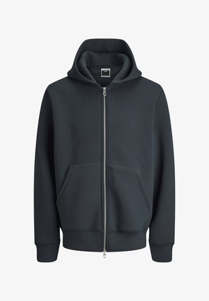 Užtrauktuku užsegamas treningas - dunkelblau