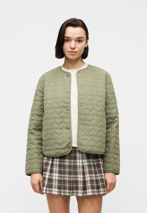 ONLHEART LIFE QUILTED JACKET - Jachetă subțire - oil green