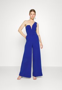 WAL G. FLEUR ONE SHOULDER JUMPSUIT - Macacão - electric blue