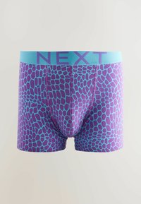 Non sélectionné, bright blue  orange animal print