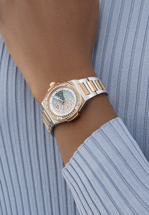 Gc Watches Gc Coussin Shape Mini - Käekell - silver and rose