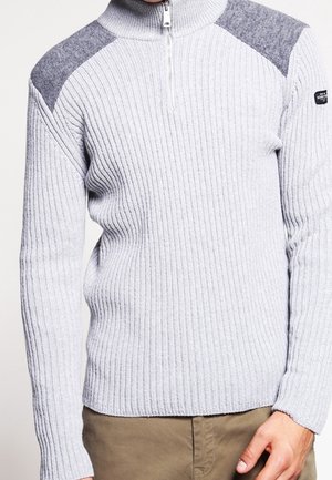 Strickpullover - light grey