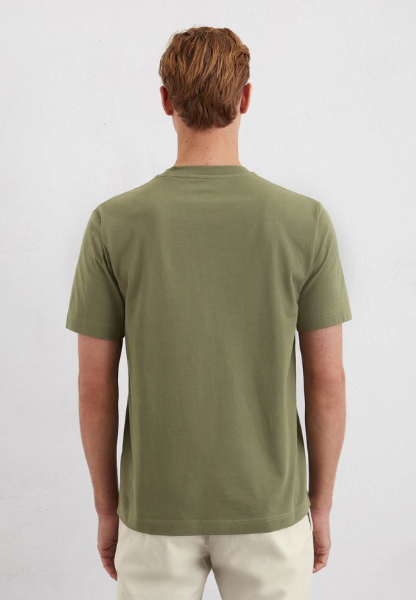SHORT SLEEVE LOGO - Basic T-shirt - oak ash2