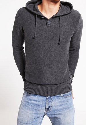 Maglione - mottled dark grey
