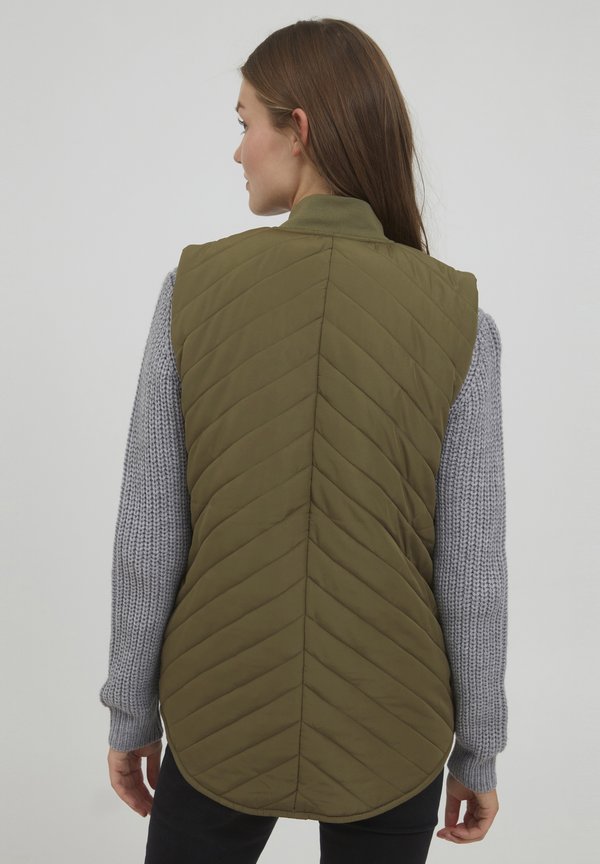OXMACY - Waistcoat - dusty olive2
