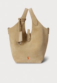 POLO PLAY SUEDE SMALL TOTE & CROSSBODY - Handtas - cashew