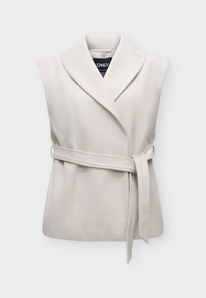 ONLY, ONLBIANCA WAISTCOAT  - Жилетка - feather gray/melange