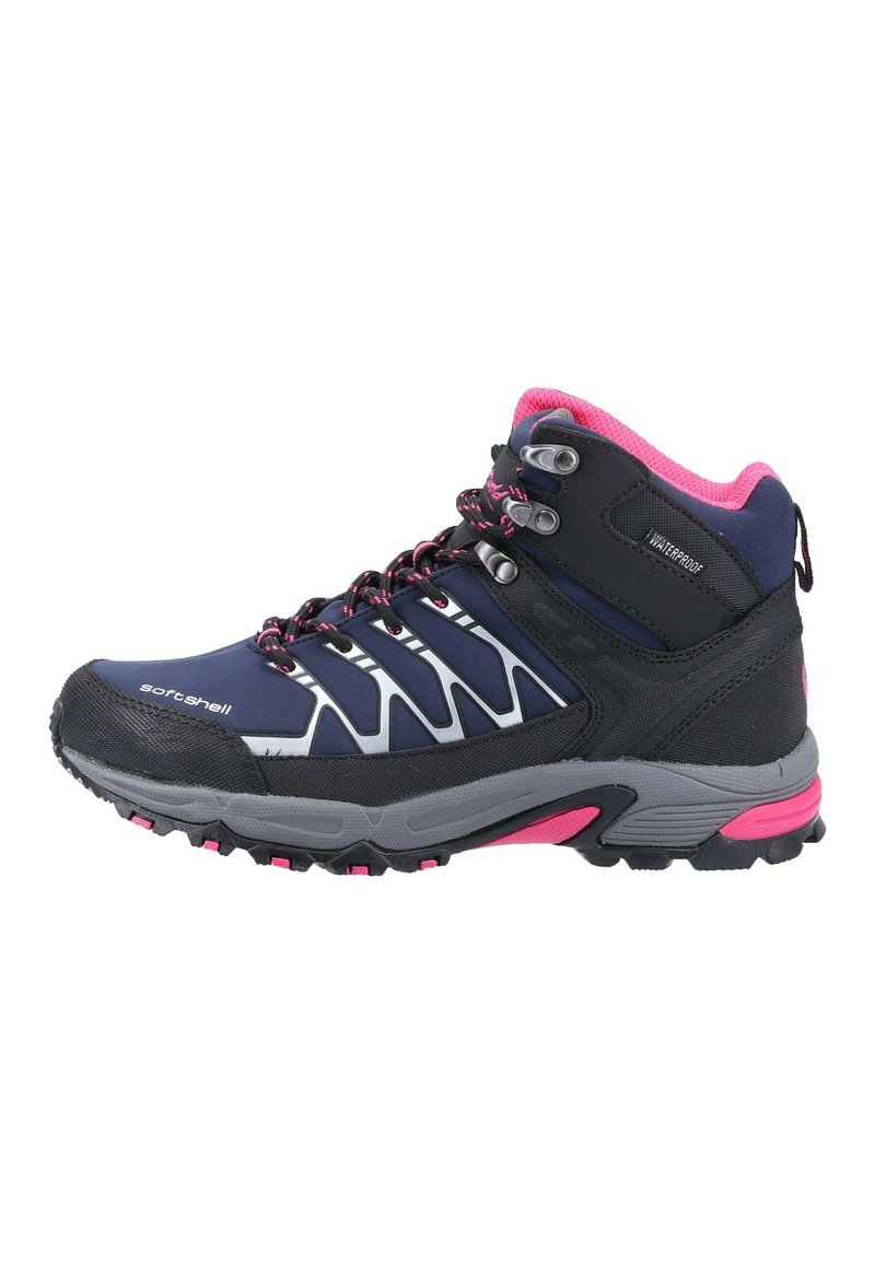 Cotswold ABBEYDALE MID HIKER Hightop trainers navy black fuchsia