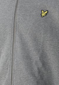 Lyle & Scott ZIP THROUGH HOODIE - Felpa con zip - mid grey marl