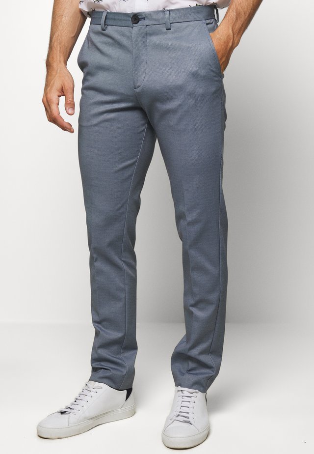 SLHSLIM-AIDEN - Stoffhose - light blue