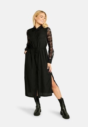 LETTY - Rochie tip cămașă - black
