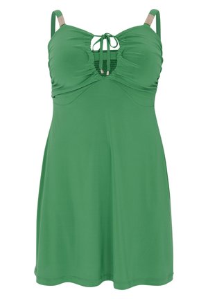 SLEEVELESS EMBELLISHED NECK DETAIL - Top - green