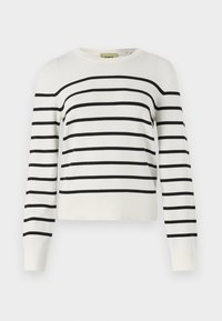 JXLAYLA COMFY CREW NECK - Svetrík - vanilla ice