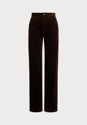 Polo Ralph Lauren COTTON CORDUROY WIDE-LEG PANT - Stoffhose - dark beech