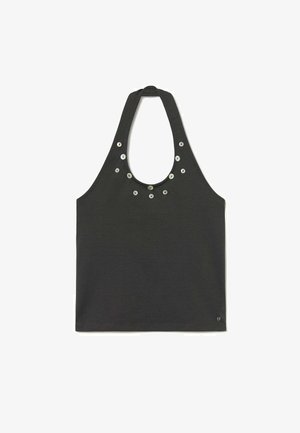 Brownie, TOP HALTER BOTONES - Top - gris oscuro
