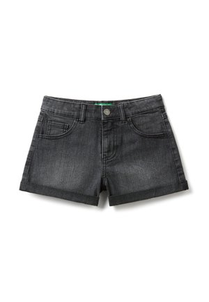 United Colors of Benetton Shorts vaqueros - black
