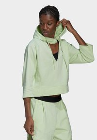 adidas Performance Felpa con cappuccio - green