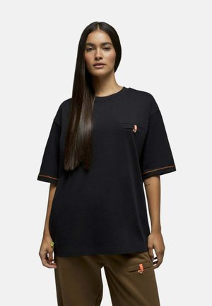 Saē, T-SHIRT AICHI BLACK FEMME - T-shirt basique - noir