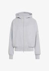 SOFT LUX FULL ZIP HOODIE - Φούτερ με φερμουάρ - light grey heather