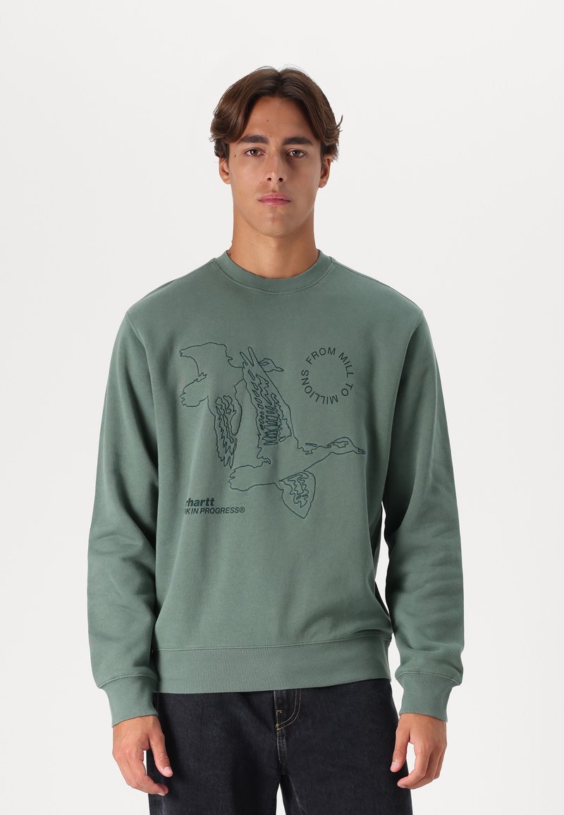 Carhartt WIP FLYING DUCKS - Sudadera - green