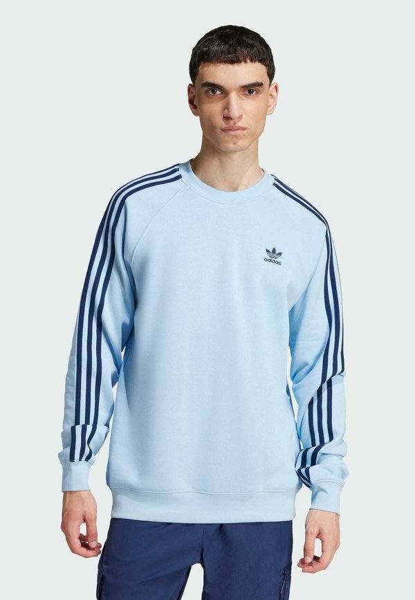 ADICOLOR CLASSICS 3-STRIPES CREW - Sweatshirt - clear sky