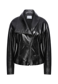 NADIA - Lederjacke - metallic black