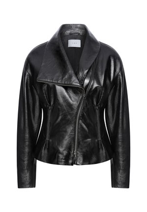 VSP NADIA - Veste en cuir - metallic black