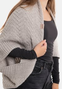 Knit Factory AMBER - Poncho - iced clay