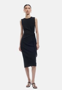 Koton SIDE-TIE - Jerseykleid - black
