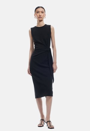 Koton SIDE-TIE - Jerseyjurk - black