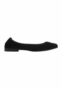 Tamaris Balerínky - black suede