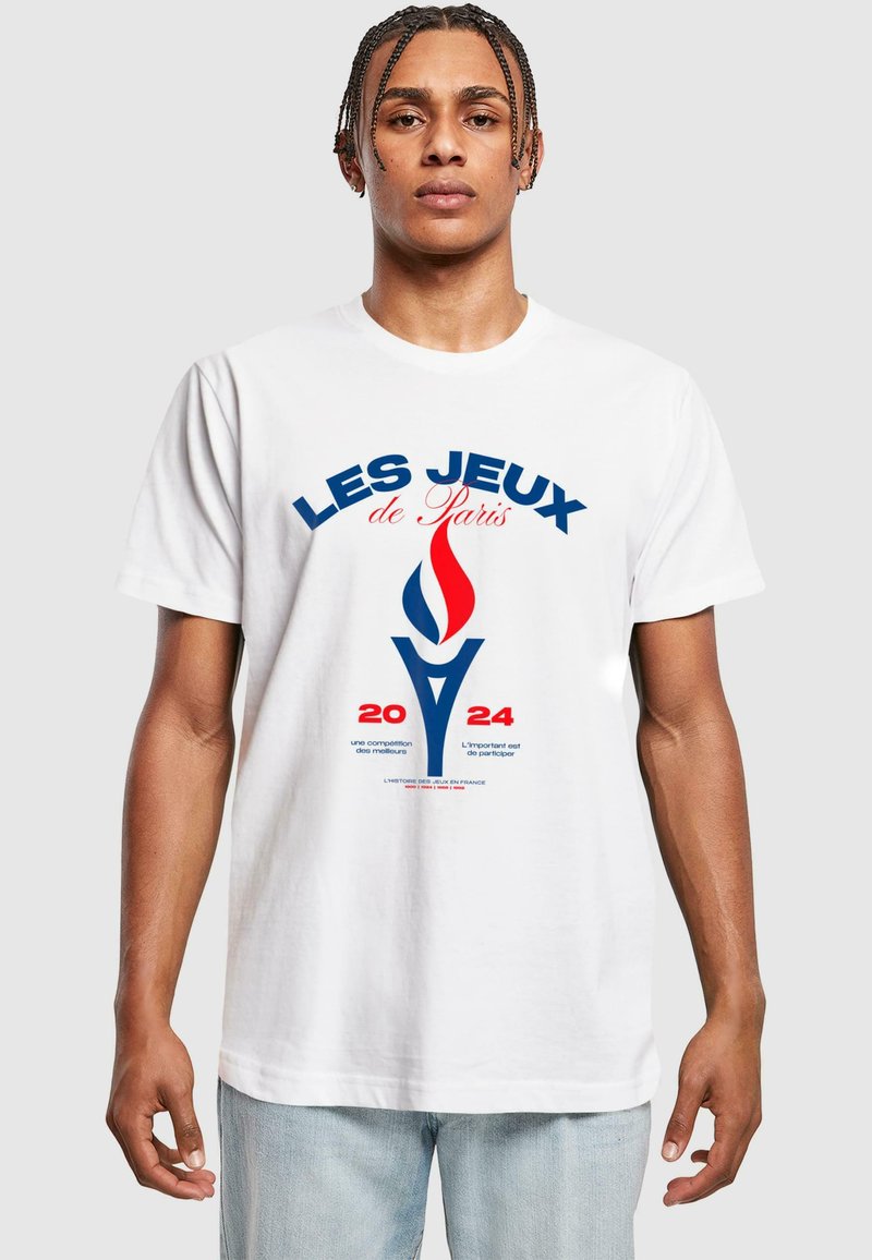 Mister Tee TORCHE DU SPORT TEE - T-shirts print - white