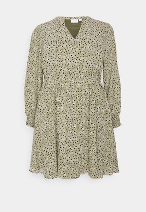 EVOKED VILA, VIADELINE DRESS - Φόρεμα ημέρας - four leaf clover