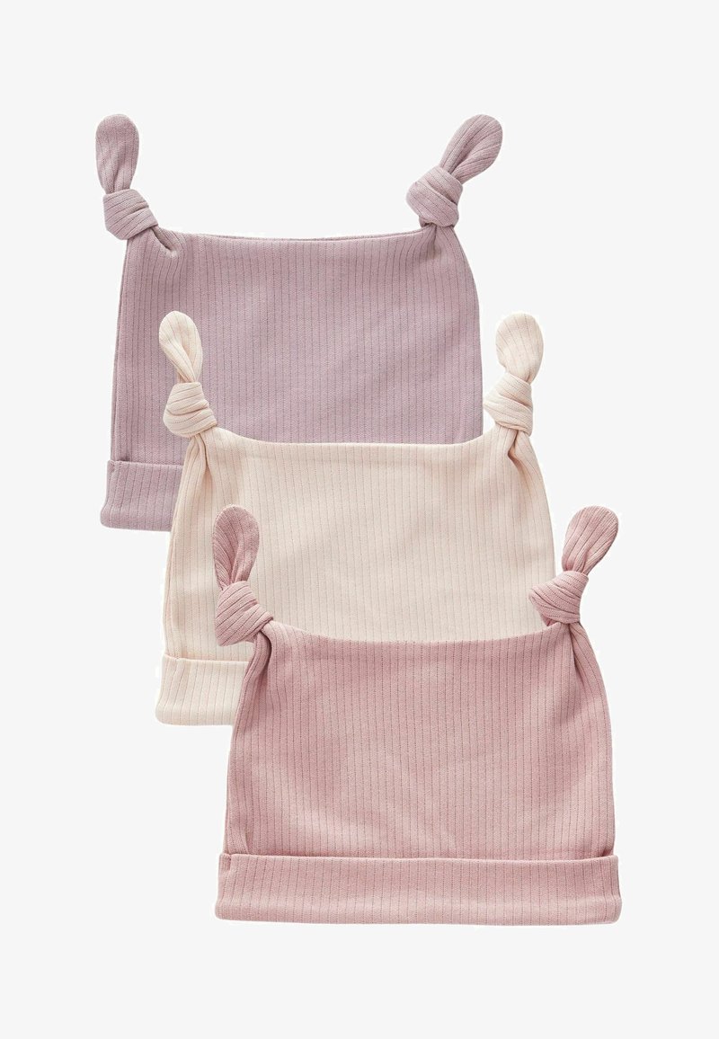 Next 3 PACK - Pletena kapa - pink