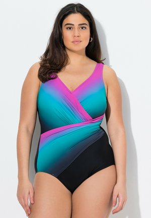 GRADIENT WRAP LOOK - Maillot de bain - black