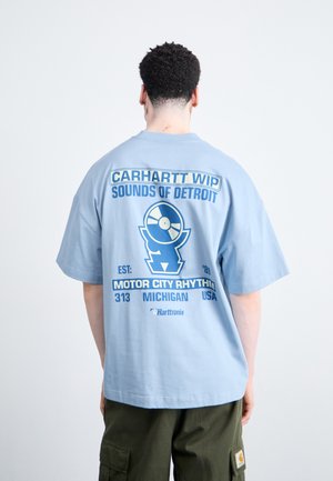 Carhartt WIP HARTTRONIX - Camiseta estampada - frosted blue