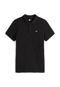 SLIM PLACKET  - Poloshirt - black