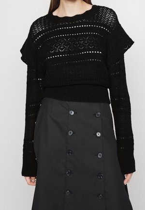 Strickpullover - black